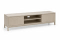 Szafka RTV z płyty MDF w kolorze beżowym 150x40x50 cm