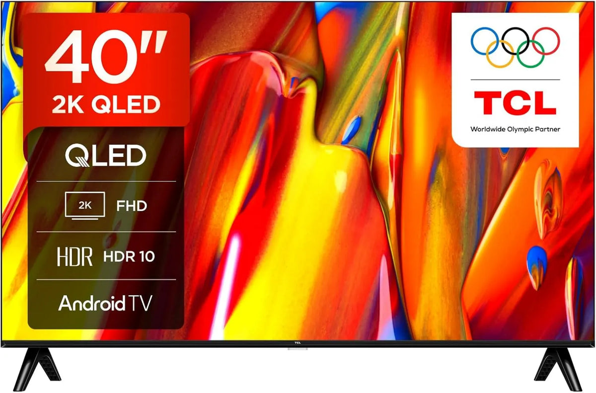 TCL telewizor, Google 40 V5C Smart TV, 40 cali, TV, QLED, HDR, Android OS, Full HD, Design Mince