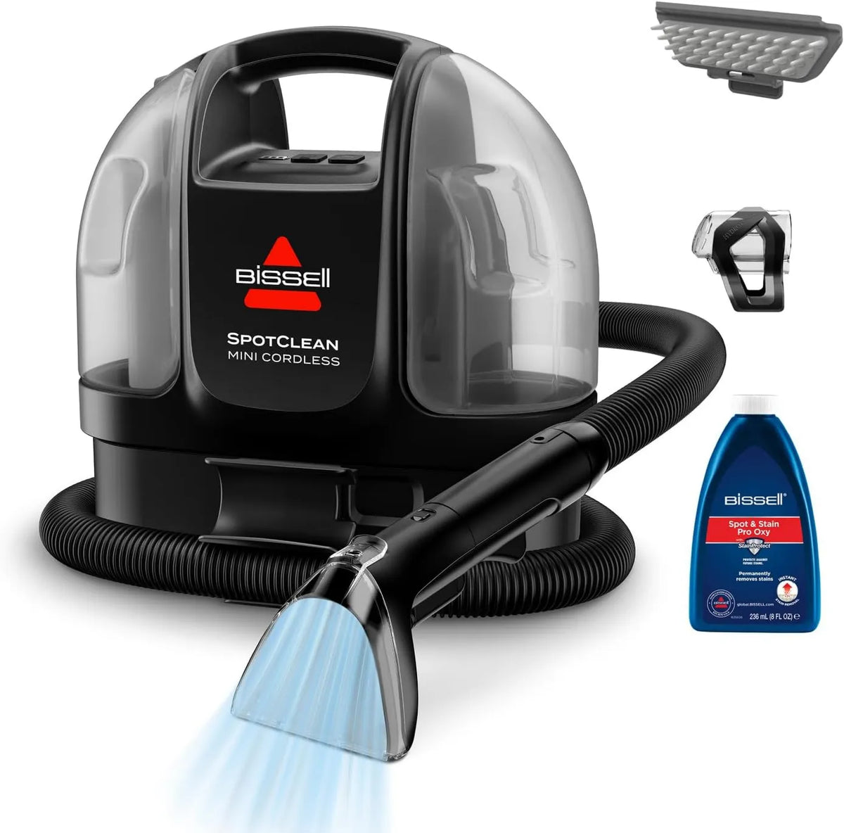 Bissell odkurzacz, 2,8 kg, 9100 Pa, 68 dB, SpotClean Mini Odkurzacz do Dywanów z Przewodem, Przenośny Odkurzacz do Prania Dywanów, Kompaktowy i Lekki