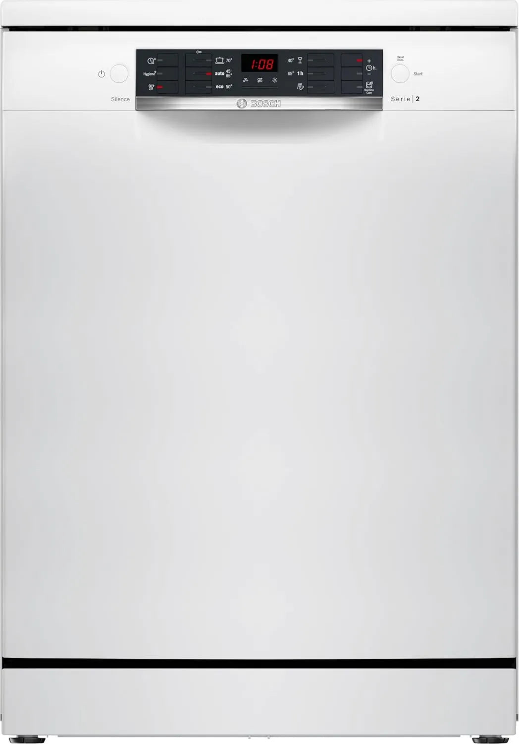Bosch zmywarka, SMS26AW01F do naczyń, 60 cm, stojąco-biała, seria 2