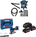 Bosch Professional odkurzacz pionowy, Bosch profesjonalny Bosch GST 18 V 18 V- 10 Odkurzacz, 10 l, 18 V, przemysłowy, 0Ah + Szybki Ładowarka Gal 1880 CV 18 V-10