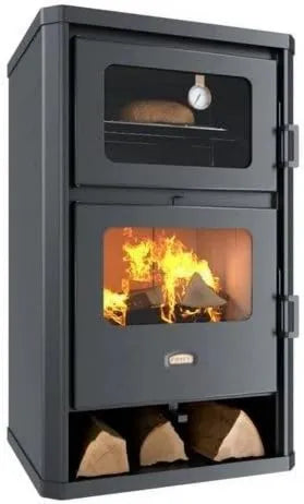 Piekarnik elektryczny, 14,2 kW, 4,6 kg, 120 kg, Prity FG D Piec opalany drewnem z piekarnikiem i płaszczem wodnym, Kotłownia centralnego ogrzewania