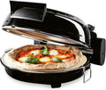 GOURMETmaxx piec do pizzy, Elektryczny 30min., 30 cm, 1800 W, regulator temperatury, do 420°C & minutnik, Pizza stone