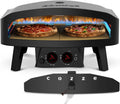 cozze piec do pizzy, Elektryczny piekarnik do pizzy, 24 cali, Ø 60 cm, na zewnątrz, gotowanie w 2 minuty, ® 24 'Pizza Gaz Czarny Edition Ø60 cm Pizza Piekarnik