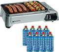 Kemper, Grill, przenośne, grill z gazowym wymiotem, 1900 W, plener, dotyk, kemping