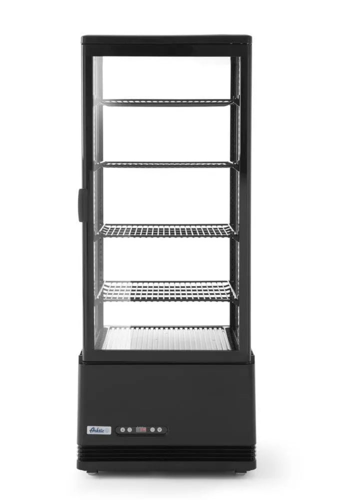 HENDI, Automatyczny produkt rozmrażania, wyświetlacz chłodniczy, system przeciwmgłowy, 4 półki, 98 l, 230 V, 210 W, 1116 mm, oświetlenie LED