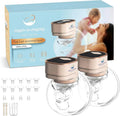 mom-n-mama, Pompa do mleka, 40 dB, pompa do piersi, przenośny, tłumik, pojemność 240 ml, 3 tryby 9 poziomów d- Aspiracja, 2 Kawałki