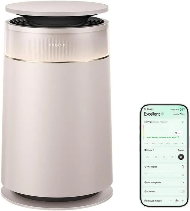 dreame oczyszczacz powietrza, FP10, Boost, LoopBoost przepływ powietrza, 360 ° czyszczenia