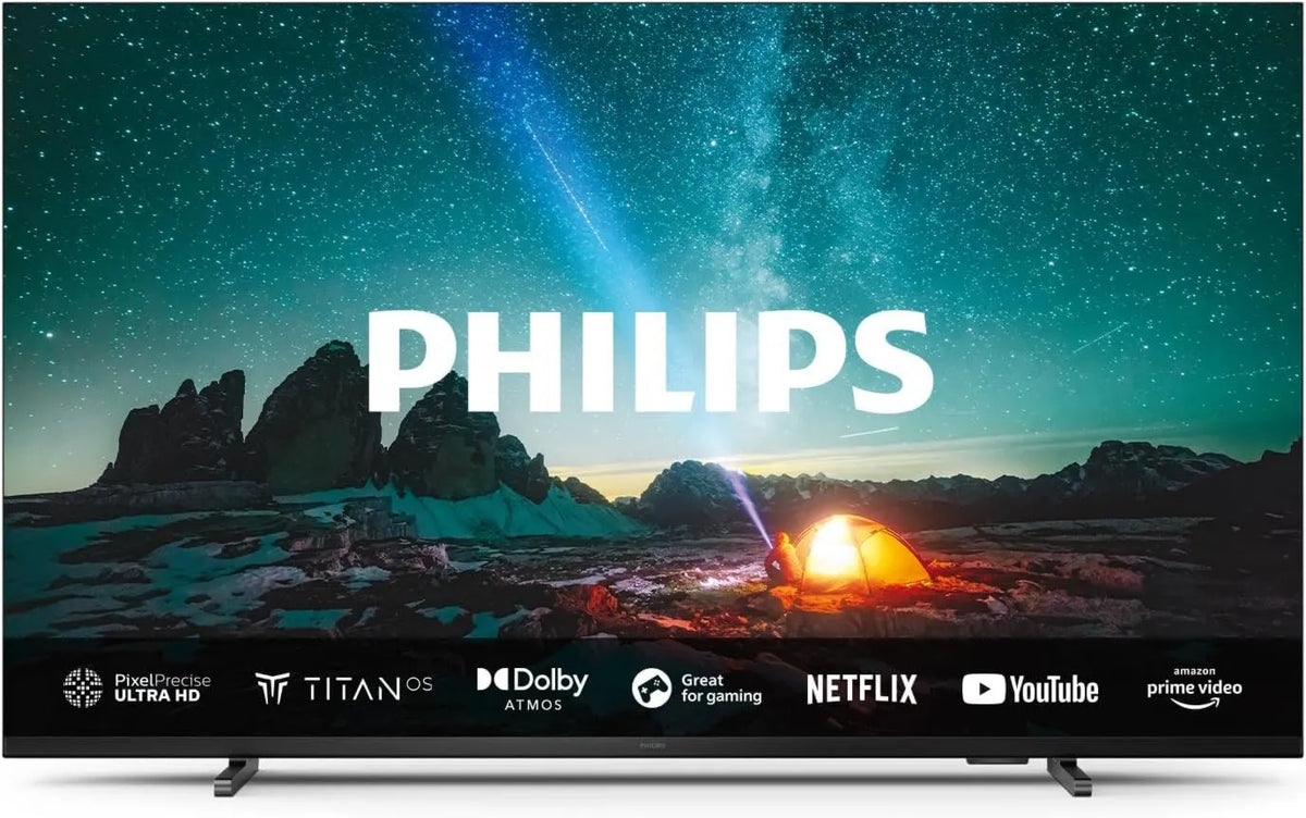 PHILIPS telewizor, 50PUS7609 Smart TV, 50 cali, TV, 4K UHD, dźwięk Dolby, płyta IPS, Google Assistant, Alexa i Siri, szary, Pracuje z Alexa i