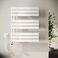 Grzejnik, 400 W, 600 mm, 762 x 600 mm, SONNI Grzejnik łazienkowy, elektryczny ogrzewacz do ręczników z termostatem, pręt grzewczy