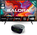 SALORA telewizor, Inteligentny, 24 cali, TV, WiFi, Bluetooth, Android OS, 24 'Streaming TV, Pokój & Kuchnia Pack