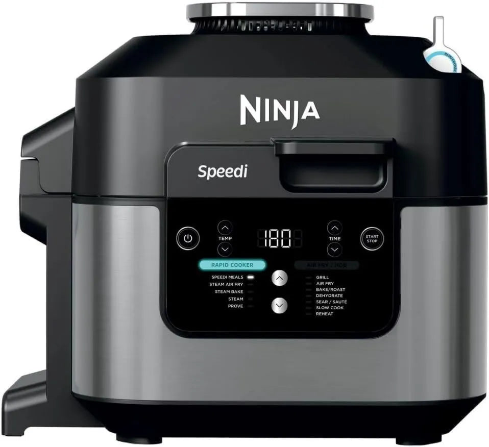 Ninja ON500EU frytkownica, 5,7 l, funkcja grilla, Speedi multicooker, frytkownica na gorące powietrze, powolne gotowanie