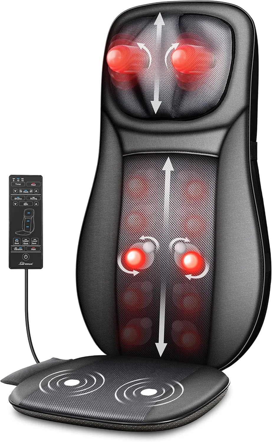 Snailax, Krzesło, Cushion, funkcja ogrzewania, do masażu szyi i powrotem w Office & Home Gift, SNALAX