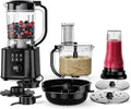 KLARSTEIN blender kielichowy, Robot kuchenny, 2 l, 1200 W, 6 programów, 10 prędkości, 1, 75 l miski, 2 l miski