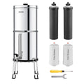 VEVOR, Kuchnia Bańka, 7.5 l, Stal nierdzewna, System filtrowania wody przez Gravity 7.5 l, Stal 304, 2 Filtry węgla aktywnego