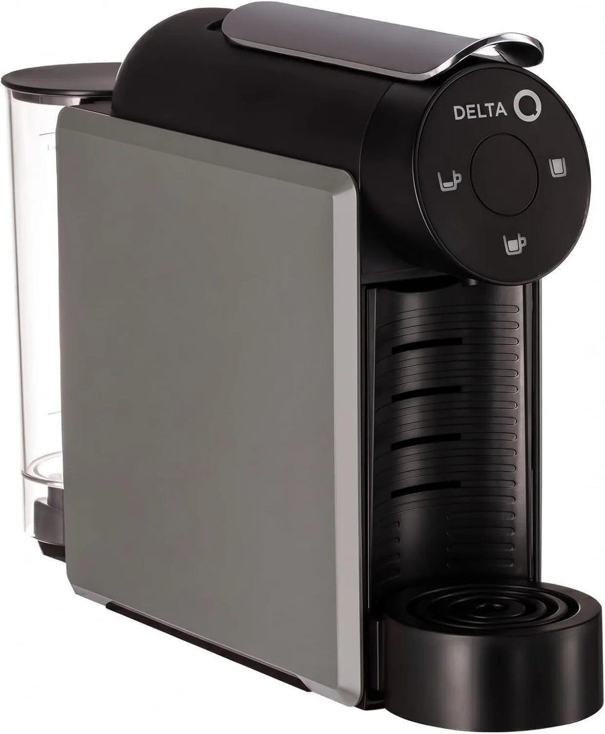 Delta Q, Elektryczny ekspres do kawy, 0, 6 l, duży cysterna, przechowalnia 7 kapsułek
