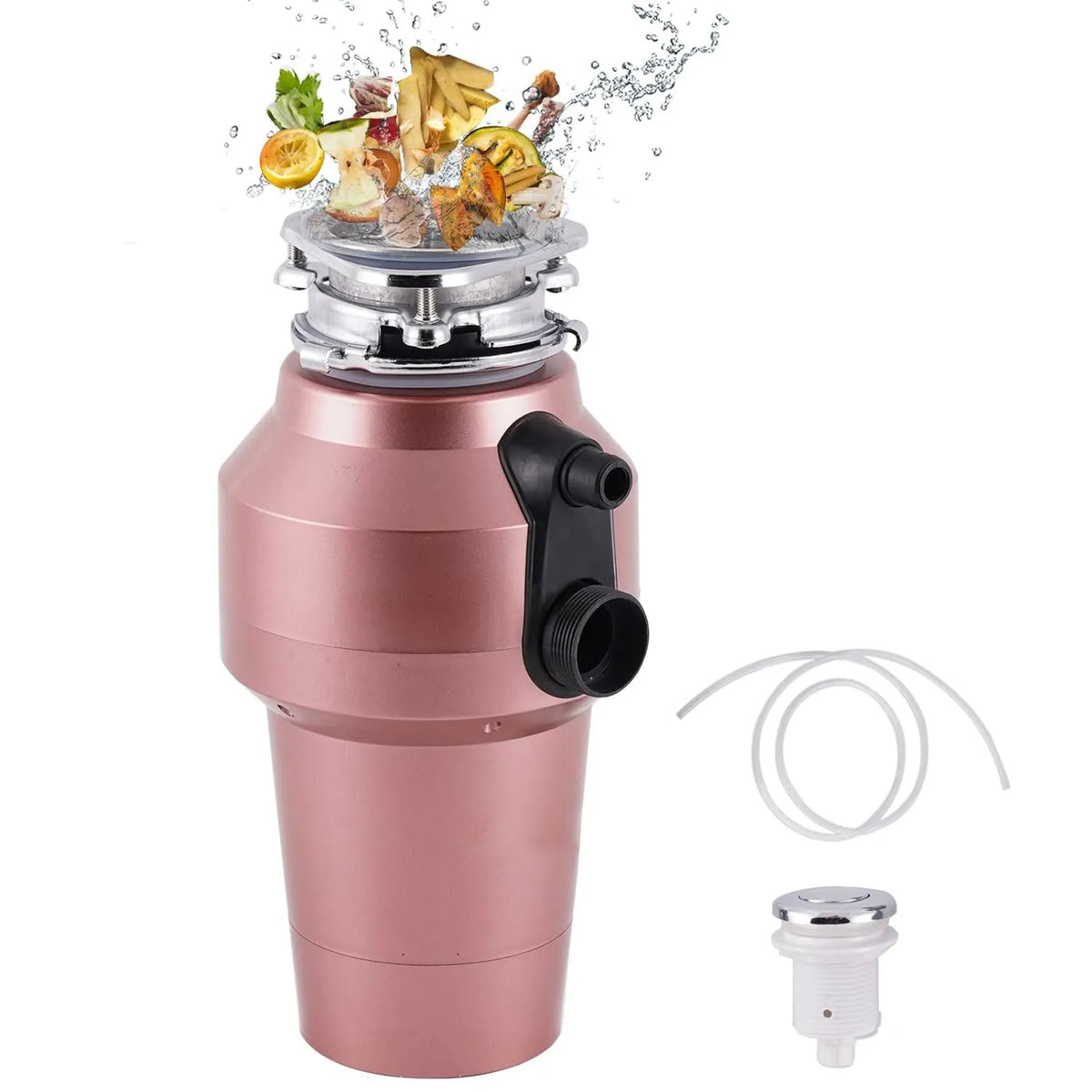 BAOSHISHAN, Zlewozmywak kuchenny, 560 W, BAOSHISHHAN, Młyn do Odpadków Żywieniowych 1200 ml, 560 W z przełącznikiem pneumatycznym