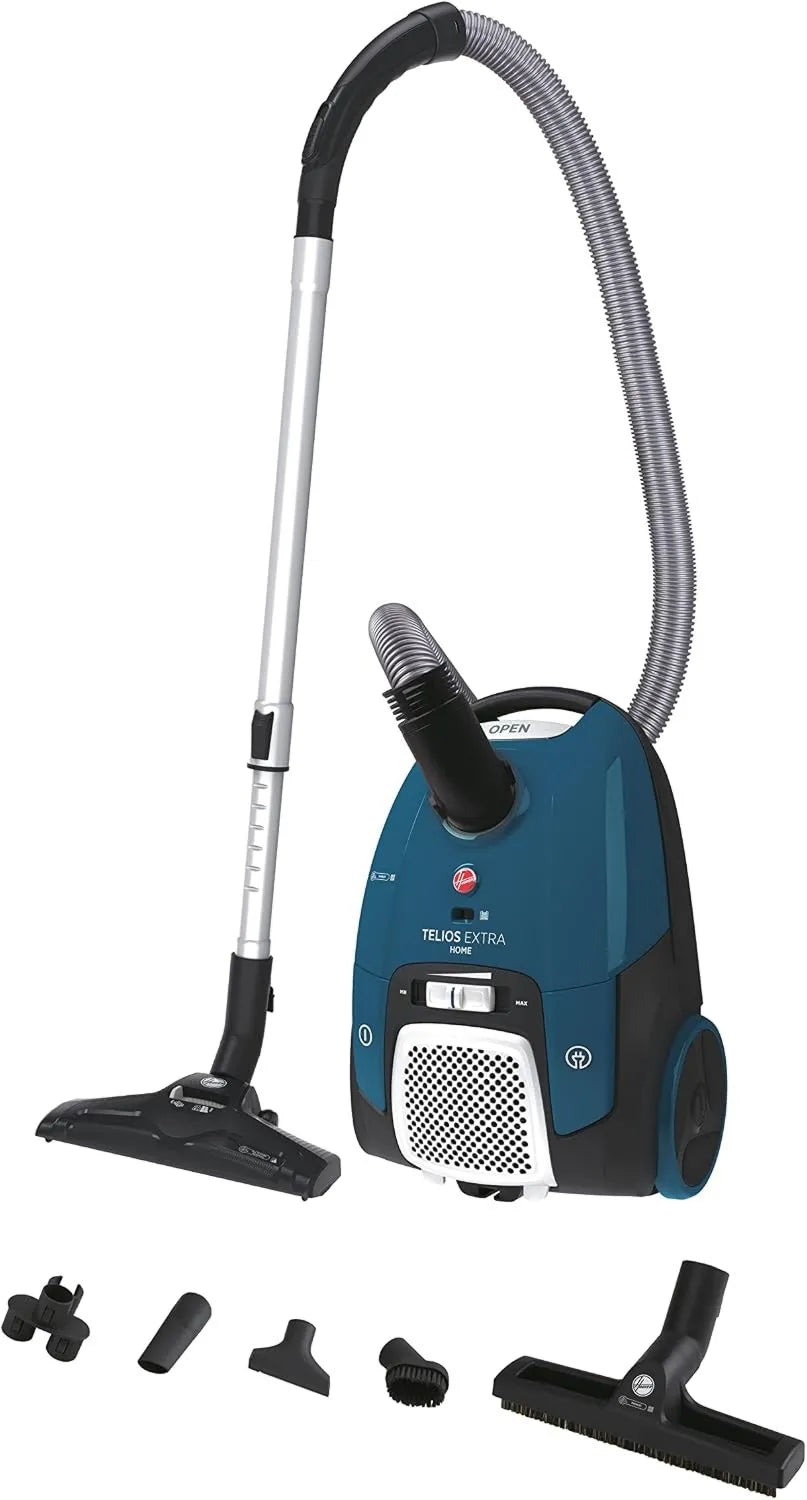 Hoover TXL10HM odkurzacz ręczny, 3,5 l, 700 W, Telios Extra odkurzacz ręczny z torbą, szczotki do wszystkich podłóg i specjalnych parkietu