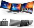 domyfan monitor komputerowy, Laptop 1080P, 15, 6 cali, Android OS, Full HD, IPS płyta, HDMI, USB, Triple IPS FHD Ultra- Fin Przenośny ekran, do 13- 17 'laptopy