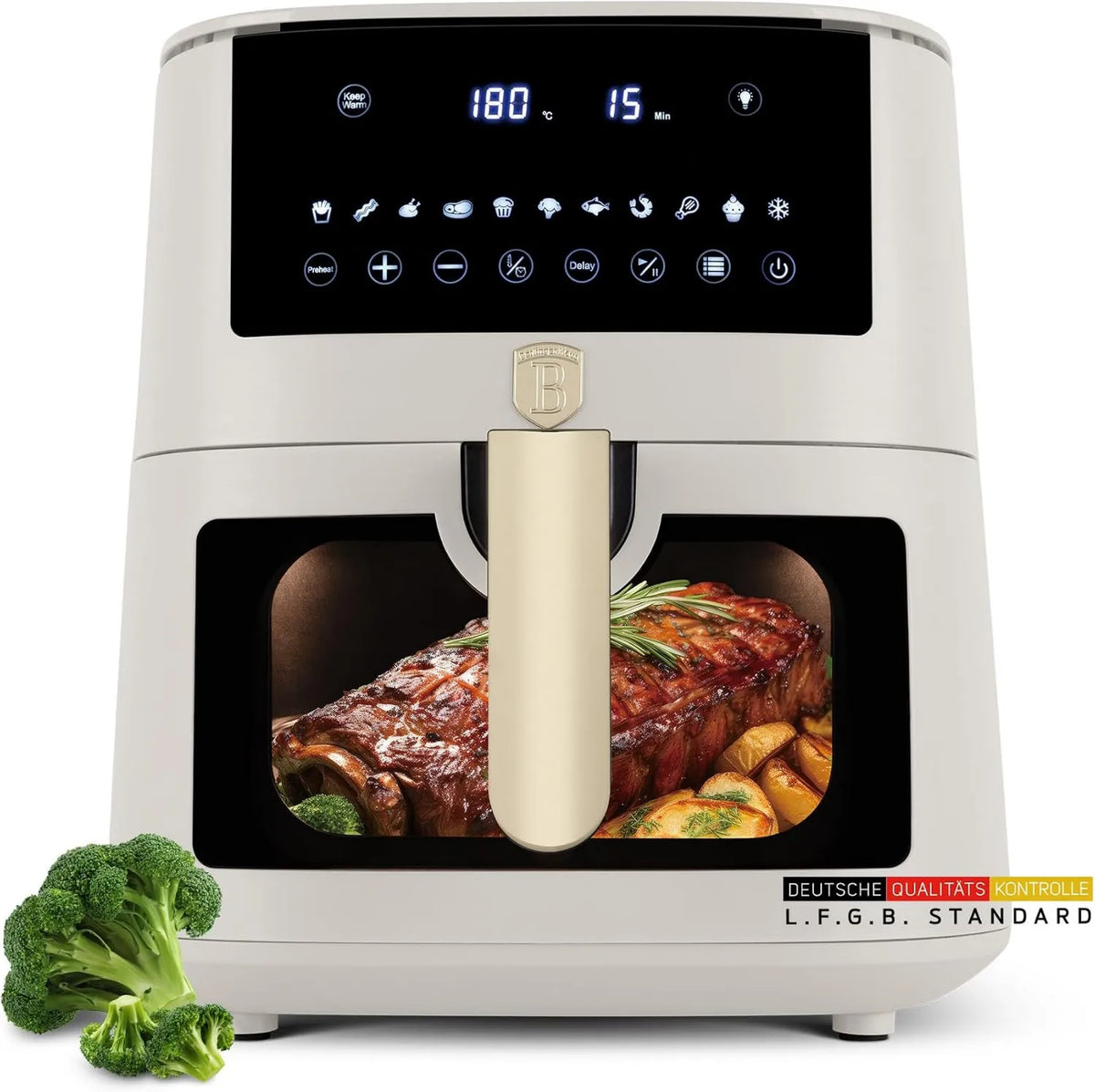 Berlinger Haus frytkownica beztłuszczowa, 8 l, 1650 W, 8 programów, dotyk, 8 automatycznych funkcji gotowania