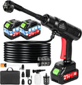 RugoTech, Wysokie ciśnienie, 10 m, 240 l / h, 2 x 3, 0 Ah, 6 w 1 dyszy, 5 m węża