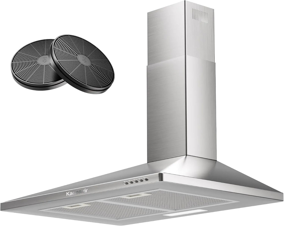 Karienvir płyta grzewcza, okap kuchenny m3 / h, 60 cm, 300 m3 / h, do zabudowy, LED m3/h