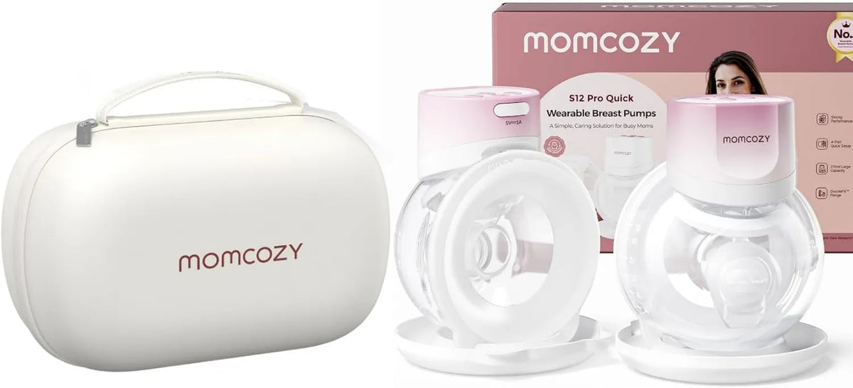 momcozy, Pompa do mleka, pompa do karmienia piersią, Momcoy S12, 2 sztuki