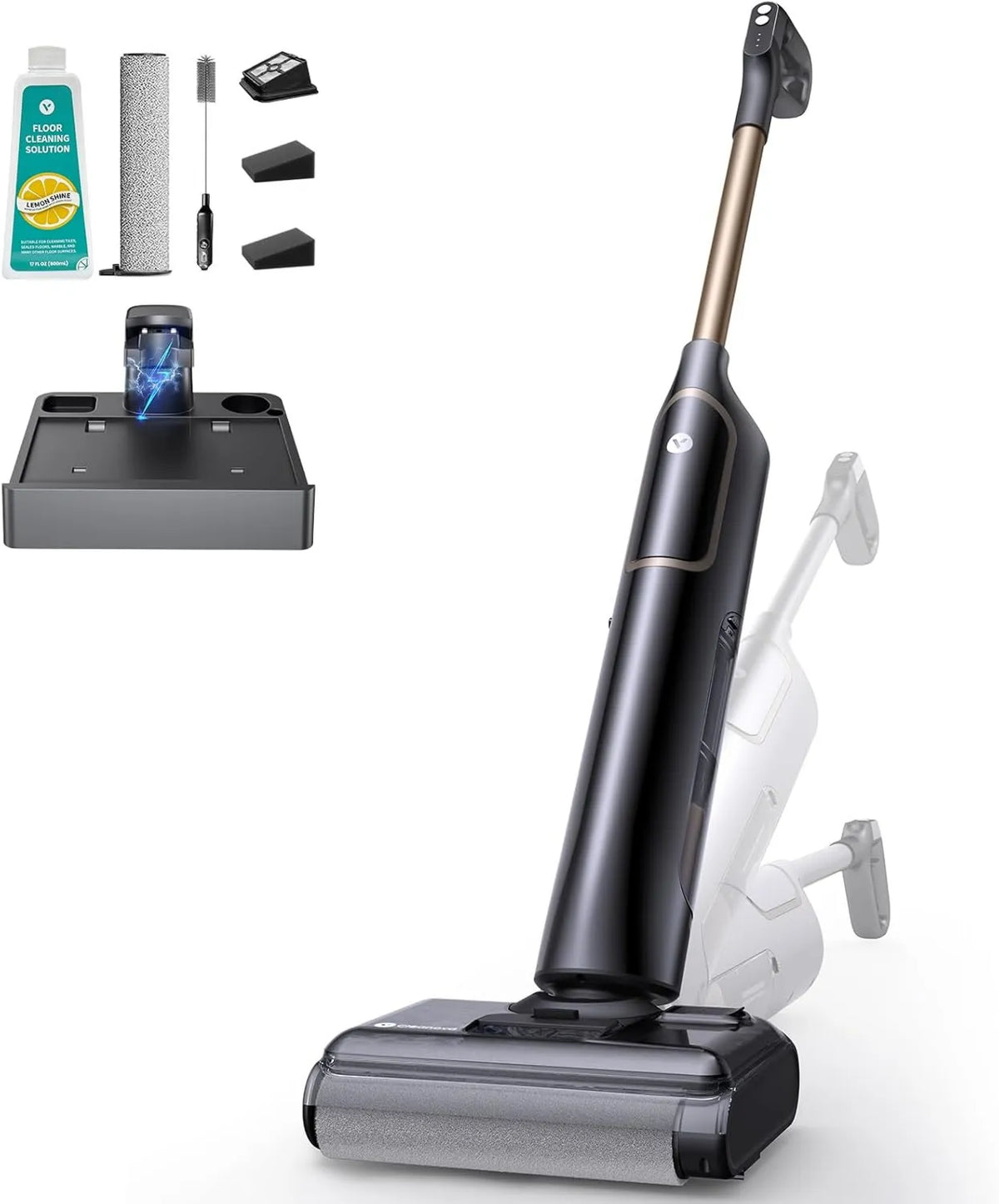 Vexilar odkurzacz pionowy, Odkurzacz, duży zbiornik, 8000Pa 180 ° Pleage, 3 Mody i Auto- Czyszczenie, 800 ml zbiornik