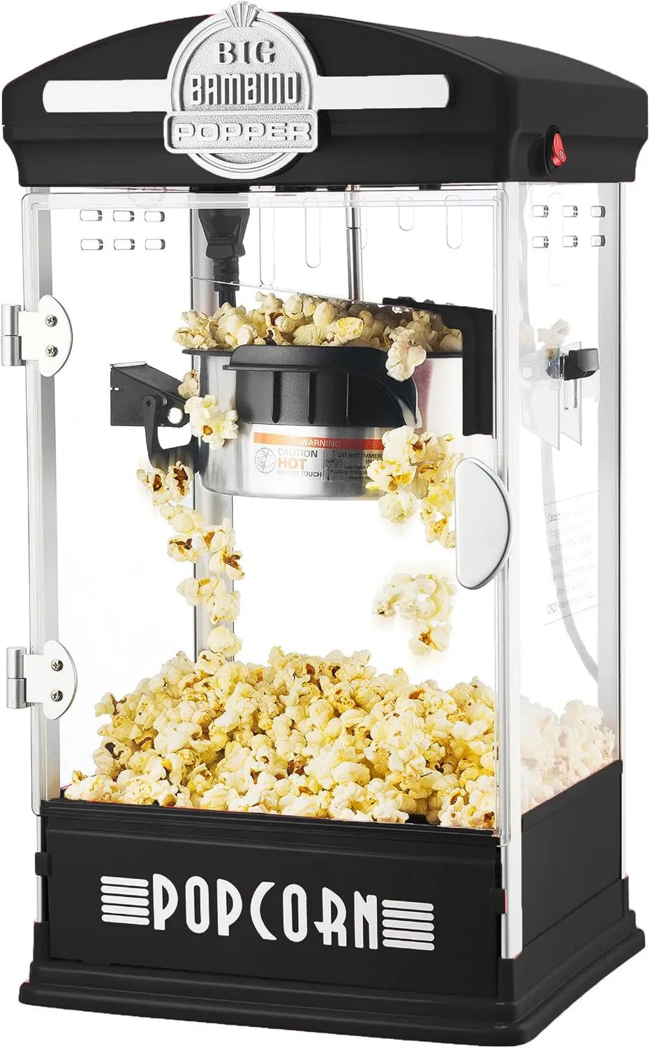 Great Northern Popcorn Company, czajnik elektryczny, czarny, podgrzewacz wody do napojów, Popcorn z czajnikiem wody 118 ml