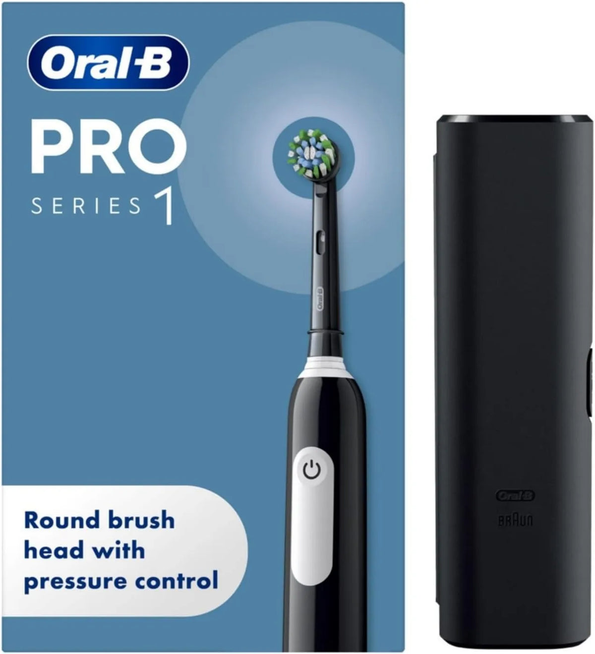 Oral-B, Szczotka Braun Series 1, szczotka do zębów do zamocowania