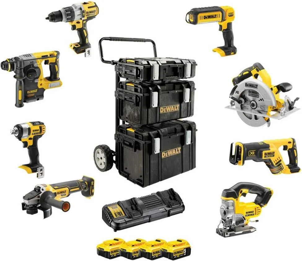 DeWalt akumulator do elektronarzędzi, 18,0 V, zasilanie akumulatorowe, Zestaw 8 akumulatorów 18,0 V/5 Ah