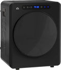 HOMCOM, Suszarka, 1000 W, 3 kg, licznik czasu, kemping, stal nierdzewna, czarny, kemping- Cars, for Apartment, Ładunek czołowy, Dom