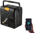 BougeRV, Elektryczna chłodnica, 20 l, 12 V, MoveRV CRH20 IPX4, samochód, kemping, przenośna mini lodówka, mała lodówka przenośny kompresor 12 V 24 V 230 V