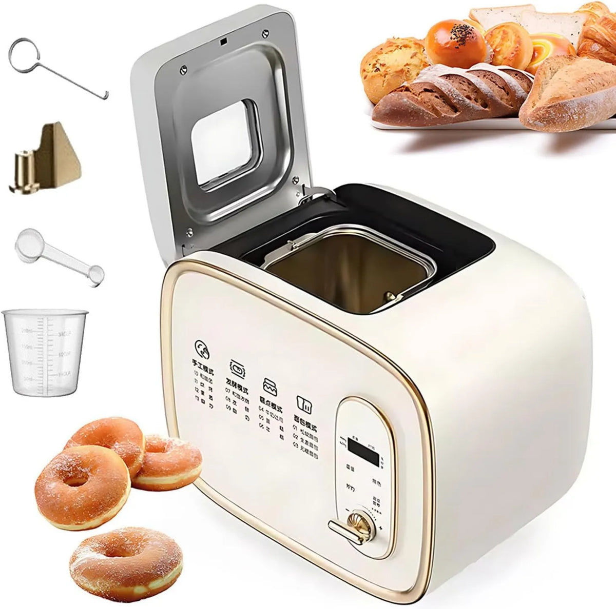 generic, Chleb, 600 g, chleb maszyny do produkcji, ciepłe trzymanie, 13 Predefiniowane menu, 15 Godziny rezerwacji