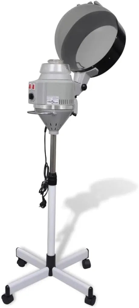 VGLQNRPT, wyposażone w kółka, do profesjonalnego zamrażacza do włosów, czarny, regulowana wysokość od 70 do 95 cm, 650 W, do salonu i