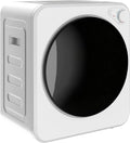 Suszarka do ubrań, 800 W, 400 W, HOMCOM Mini suszarka do prania, montowana na ścianie, suszarka z odwracalnym bębnem ze stali nierdzewnej