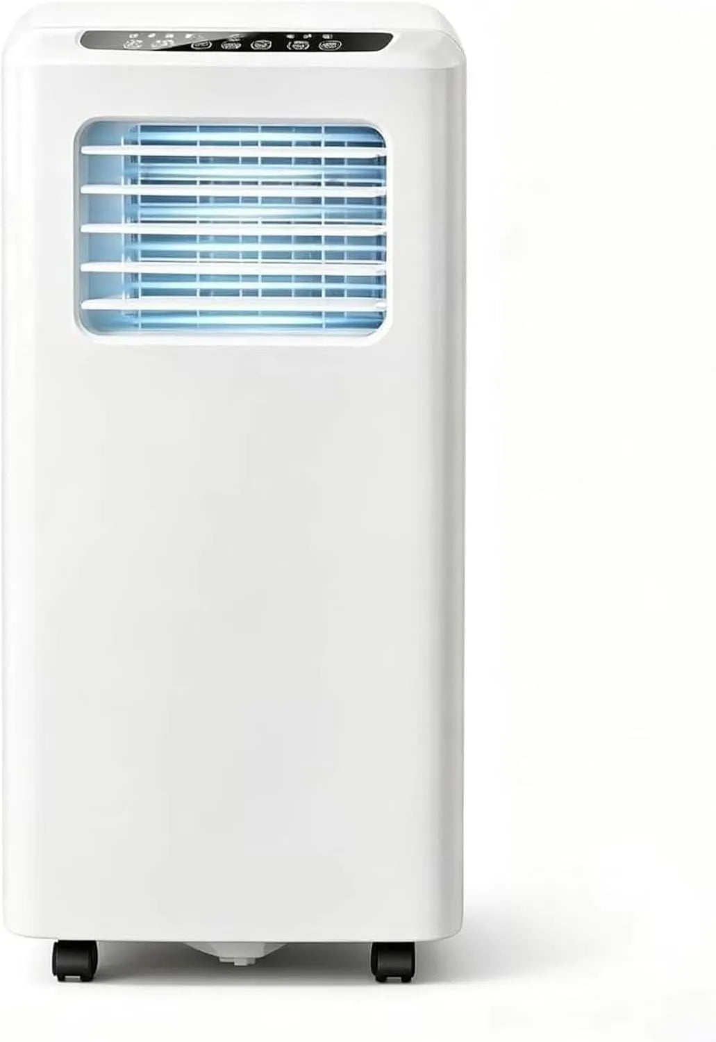HUGGWRT, Klimatyzator, 9000 BTU, 10000 BTU, Wentylator na 46 m², Chłodziarka, osuszacz powietrza, Cyfrowy ekran, Wielowiseczki do użytku domowego i recepcji