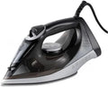 ZWOIVHE żelazko parowe, Anty- Guttes, 2400 W, Żelazo para Żelazo, 350 ml pojemnik, Czarny