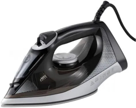 ZWOIVHE żelazko parowe, Anty- Guttes, 2400 W, Żelazo para Żelazo, 350 ml pojemnik, Czarny