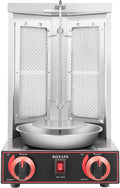 RT-300 grill gazowy, 3000 W, 26,45 kg, funkcja grilla, Grill gazowy do kebaba ze stali nierdzewnej, elektryczny pionowy grill stołowy o 360°