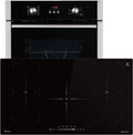 KKT KOLBE piekarnik do zabudowy, Naczynia kuchenne z piekarnikiem BO8805SS IH89005FZ, 60 cm, do zabudowy, minutnik, zamek, grill, automatyczny zegar, SET8805IH890FZ, gorące powietrze, podwójne szyby