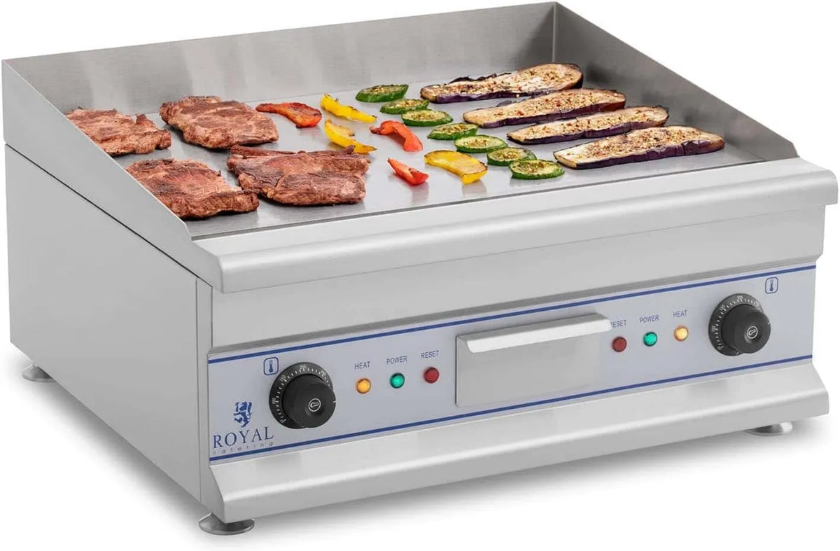 Royal Catering, RCG 60 Plancha, 60 cm, 3200 W, Usługi restauracyjne, Królewski Catering Plancha Długość elektryczna 60 cm