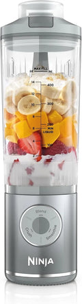 NINJA, BC251EUSL Blender, 3 programów, przenośne, IP65, 3 funkcje mieszania