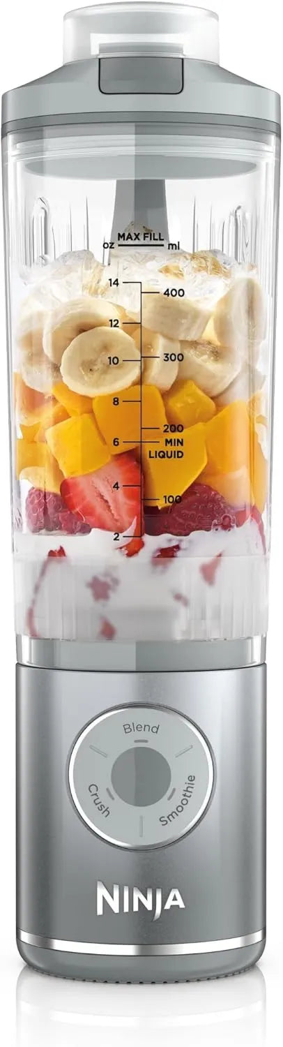 NINJA, BC251EUSL Blender, 3 programów, przenośne, IP65, 3 funkcje mieszania