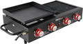 GD4002T grill gazowy, 40 000 BTU, funkcja grilla, Royal Gourmet 4-palnikowy grill i grill, do gotowania na podwórku lub na zewnątrz
