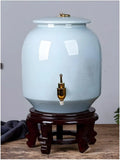 ksxnkhk, Dyspensor, 5 l, duży zbiornik, Pot z wodą w Cuite Earth z pokrywą