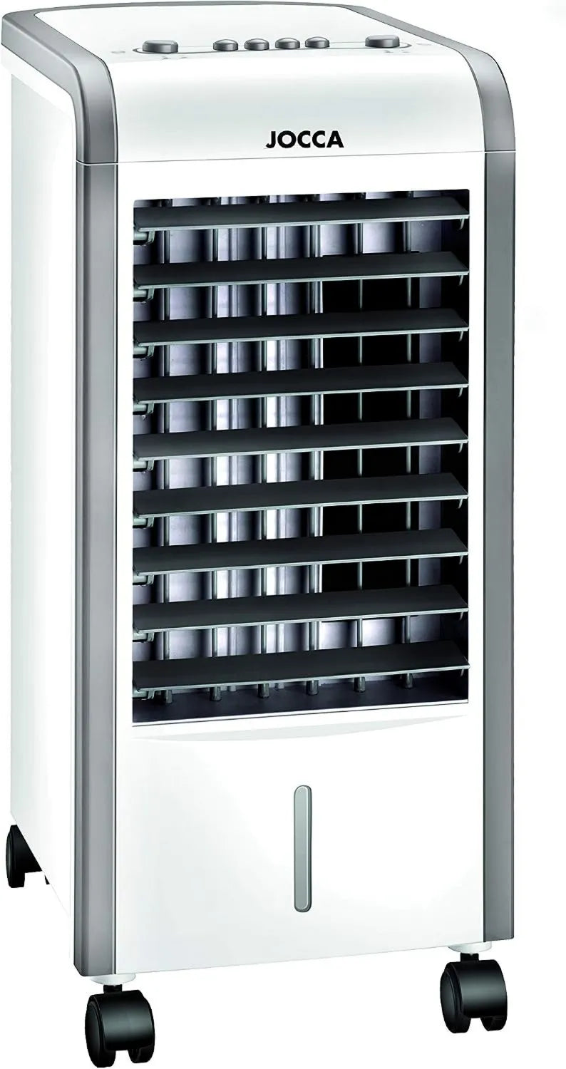 Jocca klimatyzator przenośny, Klimatyzator, 3 l, 80 W, 000 W, przenośne, 3 prędkości, duży zbiornik, 2 bloki lodu, 3 l zbiornik wodny