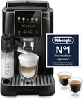 De'Longhi automatyczny ekspres do kawy, De 'Longhi ECAM220.21.BG Nawilżacz do mleka, Emulgator mleka, dotyk, czarny, 4 napoje czarny / szary, expresso i cappuccino