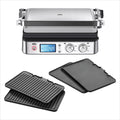Braun grill elektryczny, CG 9043 Zmywarka, 2000 W, free- stojący, grill, 2 Niezależne termostaty, stal nierdzewna, czarny, MultiGrill 9, czarny / Inox