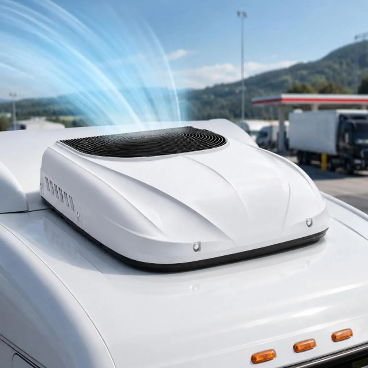 smafoseedding, Klimatyzator 24 v- 1800 w, 1800 W, 24 V, komórkowe, kempingowe, kemping- Car 24 v-1800 w